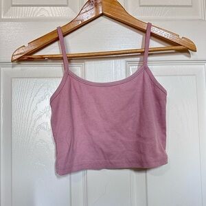 Pink Crop Top with Trendy Design